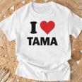I Heart Tama Japan Love 日本土産 Tシャツ 高齢者への贈り物