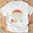 Take A Look It's In A Book Retro Reading Premium Tri-Blend T-Shirt Gifts for Old Men