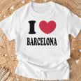 I Love Barcelona バルセロナが大好き Tシャツ 高齢者への贈り物