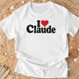 I Love Heart Claude Namee On A Tシャツ 高齢者への贈り物
