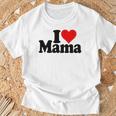 I Love Heart Mama Mother's Day Mommy Mother。 Tシャツ 高齢者への贈り物