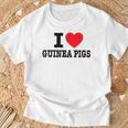 I Love モルモット Tシャツ 高齢者への贈り物