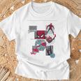 Marvel Comics Spider-Man Classic Comic Book Collage T-Shirt Gifts for Old Men