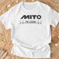 Mito レジェンド 125 ハートビート レジェンド バイク Cagiva Tシャツ 高齢者への贈り物
