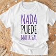 Nada Puede Maliral Divertida Manga Corta Camiseta unisex Regalos para ancianos