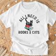 All Need Is Books & Cats Book Reader And Kittens Art T-Shirt Gifts for Old Men All Need Is Books & Cats Book Reader And Kittens Art T-Shirt Gifts for Old Men