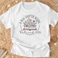 A New Chapter Retired 2026 Begins Retirement Wildflower Book T-Shirt Gifts for Old Men A New Chapter Retired 2026 Begins Retirement Wildflower Book T-Shirt Gifts for Old Men