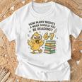 How Many Nights Reading Duck 67 Meme Book Lovers T-Shirt Gifts for Old Men How Many Nights Reading Duck 67 Meme Book Lovers T-Shirt Gifts for Old Men