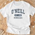 O'neill ネブラスカneビンテージアスレチックスポーツデザイン Tシャツ 高齢者への贈り物