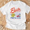 Pasta Princess Retro Italian Noodle Foodie Lover T-Shirt Gifts for Old Men