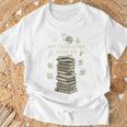 My Therapist Gave Up Overwhelmed Brain Books T-Shirt Gifts for Old Men