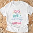 Reading Books Literature Quote Fiction Novel Nerd Bookaholic T-Shirt Gifts for Old Men