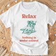 Relax Labrador Dog Owner Graphic Tシャツ 高齢者への贈り物