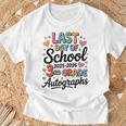 Sign My 3Rd Grade Last Day 2026 Autographs シグネチャーアート Tシャツ 高齢者への贈り物