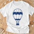 Simple Hot Air Balloon 熱気球 面白い シンプル ミニマリスト 気球 熱気球 Tシャツ 高齢者への贈り物
