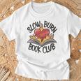 Slow Burn Book Club Romantasy Trope Smut Dark Romance Reader T-Shirt Gifts for Old Men Slow Burn Book Club Romantasy Trope Smut Dark Romance Reader T-Shirt Gifts for Old Men