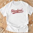Stanford California Ca ビンテージスポーツグラフィック Tシャツ 高齢者への贈り物