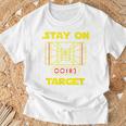 Stay On Target-ディスクゴルフtシャツ Tシャツ 高齢者への贈り物