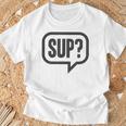 Sup どうしたの？ワザップワサップ What's Up Tシャツ 高齢者への贈り物