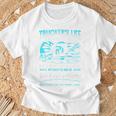 Trucker's Life 面白いトラック運転手トラックバックサイド Tシャツ 高齢者への贈り物