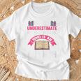 Never Underestimate An Old Woman Author Write Book T-Shirt Gifts for Old Men