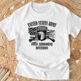 US Army 第101空挺師団 バックデザイン Tシャツ 高齢者への贈り物