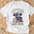 Weightlifting Book Lover Bookworm Lifting To Hold More Books T-Shirt Gifts for Old Men