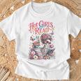 Women's Hot Girls Reader Floral Book Lover Cute Skeleton Reading T-Shirt Gifts for Old Men Women's Hot Girls Reader Floral Book Lover Cute Skeleton Reading T-Shirt Gifts for Old Men