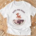 かわいいヴィンテージオカピレトロデザイン、オカピ Tシャツ 高齢者への贈り物