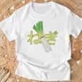 ねぎ ねぎ 漢字 Tシャツ 高齢者への贈り物