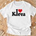 アイラブハートコリア韓国カルチャー Tシャツ 高齢者への贈り物