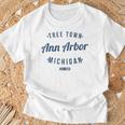 アナーバー ミシガン州 レトロ ヴィンテージ お土産 Mi アナーバー Tシャツ 高齢者への贈り物