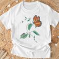 オオカバマダラ変態サイクル Tシャツ 高齢者への贈り物