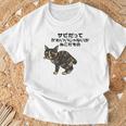 オリジナルワード&猫ピクチャー サビだってかわいいじゃないか ねこだもの ジャパニーズボブテイル Tシャツ 高齢者への贈り物
