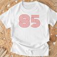 クールなレトロなレタリングジャージ、背番号85 1985 Tシャツ 高齢者への贈り物