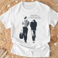 サイモン&ガーファンクル ウォーキング 長袖tシャツ Tシャツ 高齢者への贈り物