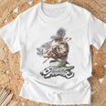 ストリートファイター リュウ ポートレート 火の玉 壮大な対決 ゲーマー Tシャツ 高齢者への贈り物