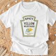 スパイシーイエローマスタードのみ 1 スペシャルバラエティ おもしろマスタード Tシャツ 高齢者への贈り物
