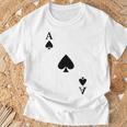 スペード、エース、カーニバル、コスチューム、ポーカー、カードプレイヤー。Poker Card Tシャツ 高齢者への贈り物