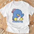 タキシードサム おすわり ダークカラー Tシャツ 高齢者への贈り物
