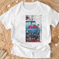 バックプリント ディストレス Jdm ドリフトカー 日本国内市場 Tシャツ 高齢者への贈り物