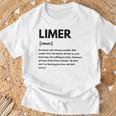 トリニダード・トバゴ Limer Definition Liming Lime Tシャツ 高齢者への贈り物