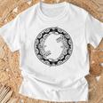 ニュージーランド ハンマーヘッド サメ サークル シンボル マオリ族。 Tシャツ 高齢者への贈り物
