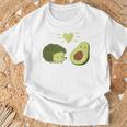 ハリネズミ アボカド ラブ Tシャツ 高齢者への贈り物