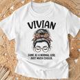 ビビアン ノーマルガールと同じ Just Much Cooler ガールネーム Tシャツ 高齢者への贈り物