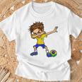 ブラジル国旗 Braziloccer Flag ブラジル代表サッカー Tシャツ 高齢者への贈り物
