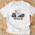 ポーカーエース、I Am All In Tシャツ 高齢者への贈り物
