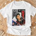 マイケルジャクソン 021 バックプリント Tシャツ 高齢者への贈り物