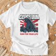 モンスター – ゴジラ：必死の逃亡 Tシャツ 高齢者への贈り物