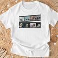 ラッコ フィルムストリップ 写真 フォト コラージュ Tシャツ 高齢者への贈り物